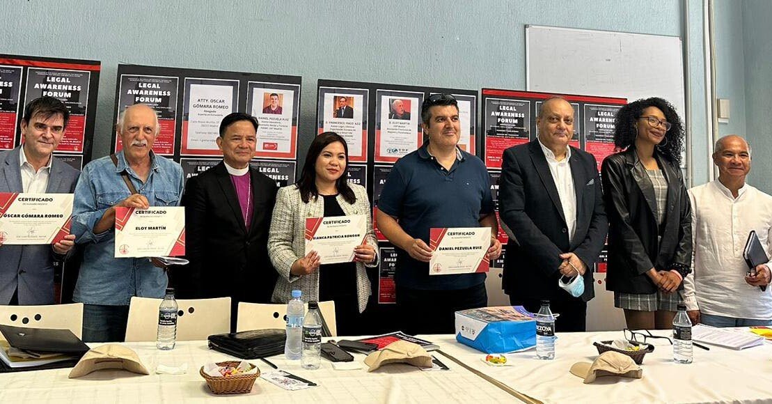 Legal Awareness Forum Sponsored by the ICCEC Church in Madrid
